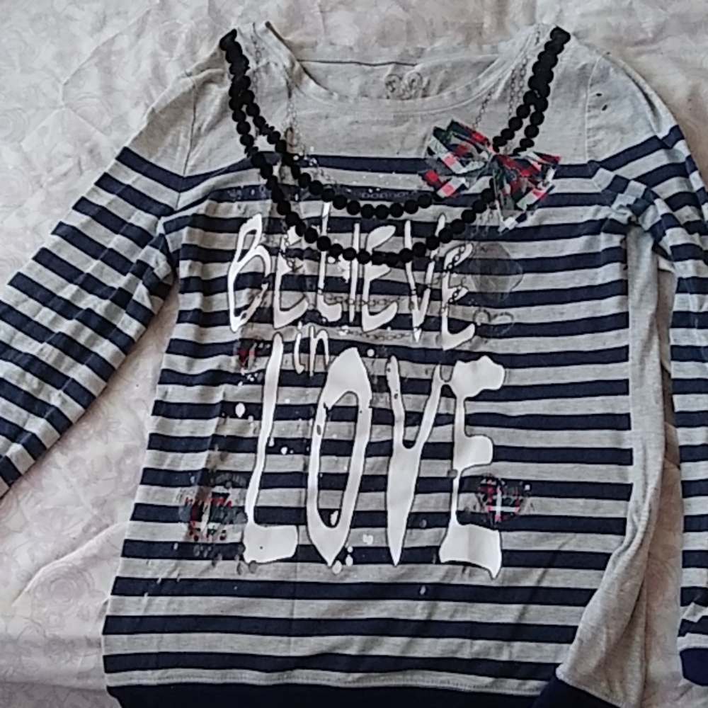 A Junior's long sleeve shirt